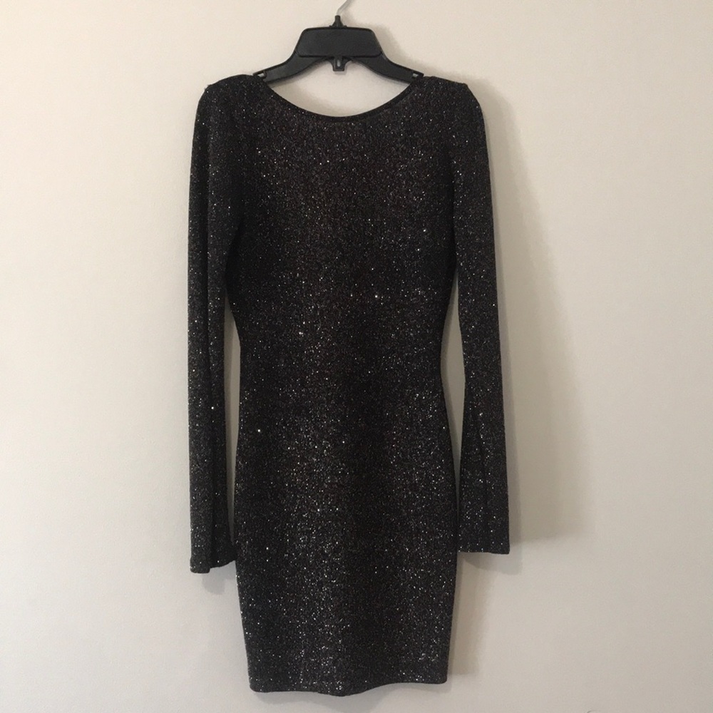 Open Back Sparkly Dress